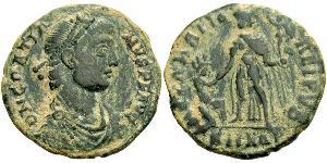 1 Follis /  AE2 Imperio romano de Occidente (285-476) Bronce Graciano (359-383)