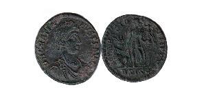 1 Follis /  AE2 Imperio romano de Occidente (285-476) Bronce Graciano (359-383)