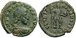 1 Follis /  AE2 Western Roman Empire (285-476) Bronze Honorius  (384-423)