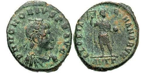 1 Follis /  AE2 Western Roman Empire (285-476) Bronze Honorius  (384-423)