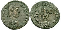 1 Follis /  AE2 Weströmisches Reich (285-476) Bronze Gratian  (359-383)