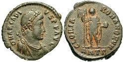 1 Follis /  AE2 Impero bizantino (330-1453) Bronzo Arcadio  (377-408)