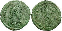 1 Follis /  AE2 Impero bizantino (330-1453) Bronzo Arcadio  (377-408)