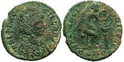 1 Follis /  AE2 Impero romano (27BC-395) Bronzo Elia Flaccilla (?-385)
