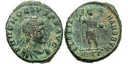 1 Follis /  AE2 Western Roman Empire (285-476) 青铜 Honorius  (384-423)