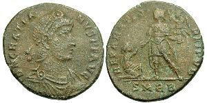 1 Follis /  AE2 Western Roman Empire (285-476) 青铜 格拉提安