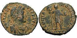 1 Follis /  AE2 拜占庭帝国 青铜 阿卡狄奧斯