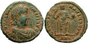 1 Follis /  AE2 羅馬帝國 青铜 Theodosius I (347-395)