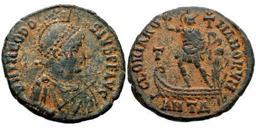 1 Follis /  AE2 羅馬帝國 青铜 Theodosius I (347-395)