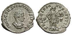 1 Follis /  AE3 Imperio romano (27BC-395) Bronce Constancio II (317 - 361)
