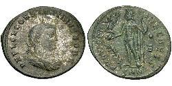 1 Follis /  AE3 Imperio romano (27BC-395) Bronce Constancio II (317 - 361)