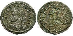 1 Follis /  AE3 Imperio romano (27BC-395) Bronce Crispo (305 - 326)