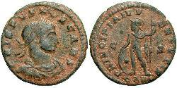 1 Follis /  AE3 Imperio romano (27BC-395) Bronce Crispo (305 - 326)