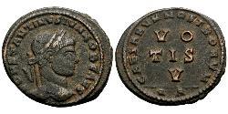 1 Follis /  AE3 Imperio romano (27BC-395) Bronce Constancio II (317 - 361)