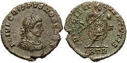 1 Follis /  AE3 Imperio romano (27BC-395) Bronce Crispo (305 - 326)