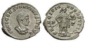 1 Follis /  AE3 Imperio romano (27BC-395) Bronce Constancio II (317 - 361)