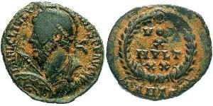 1 Follis /  AE3 Imperio romano (27BC-395) Bronce Juliano II  (331-363)