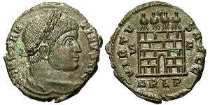 1 Follis /  AE3 Imperio romano (27BC-395) Bronce Constantino I (272 - 337)