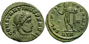 1 Follis /  AE3 Imperio romano (27BC-395) Bronce Constantino I (272 - 337)