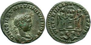 1 Follis /  AE3 Imperio romano (27BC-395) Bronce Constancio II (317 - 361)