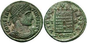 1 Follis /  AE3 Imperio romano (27BC-395) Bronce Constantino I (272 - 337)