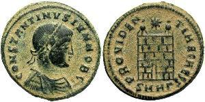 1 Follis /  AE3 Imperio romano (27BC-395) Bronce Constantino I (272 - 337)