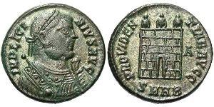 1 Follis /  AE3 Imperio romano (27BC-395) Bronce Licinio I (265-324)