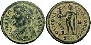 1 Follis /  AE3 Imperio romano (27BC-395) Bronce Licinio I (265-324)