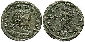 1 Follis /  AE3 Imperio romano (27BC-395) Bronce Licinio I (265-324)