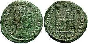 1 Follis /  AE3 Imperio romano (27BC-395) Bronce Constancio II (317 - 361)