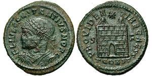 1 Follis /  AE3 Imperio romano (27BC-395) Bronce Constancio II (317 - 361)