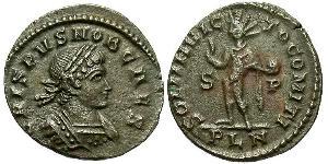 1 Follis /  AE3 Imperio romano (27BC-395) Bronce Crispo (305 - 326)