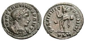 1 Follis /  AE3 Imperio romano (27BC-395) Bronce Constantino I (272 - 337)