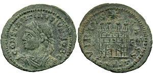1 Follis /  AE3 Imperio romano (27BC-395) Bronce Constancio II (317 - 361)