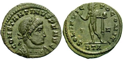 1 Follis /  AE3 Imperio romano (27BC-395) Bronce Constantino I (272 - 337)