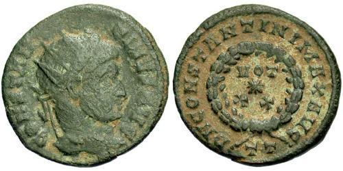 1 Follis /  AE3 Imperio romano (27BC-395) Bronce Constantino I (272 - 337)