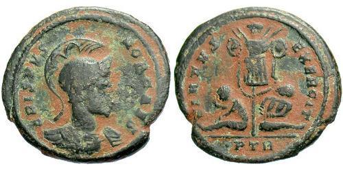 1 Follis /  AE3 Imperio romano (27BC-395) Bronce Crispo (305 - 326)