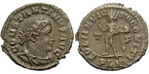 1 Follis /  AE3 Imperio romano (27BC-395) Bronce Constantino I (272 - 337)