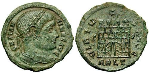 1 Follis /  AE3 Imperio romano (27BC-395) Bronce Constantino I (272 - 337)