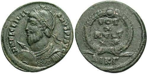 1 Follis /  AE3 Imperio romano (27BC-395) Bronce Juliano II  (331-363)