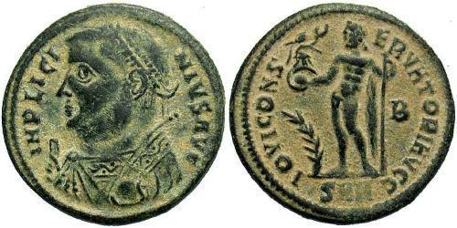 1 Follis /  AE3 Imperio romano (27BC-395) Bronce Licinio I (265-324)