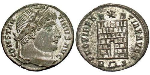 1 Follis /  AE3 Imperio romano (27BC-395) Bronce Constantino I (272 - 337)