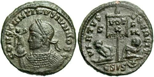 1 Follis /  AE3 Imperio romano (27BC-395) Bronce Constancio II (317 - 361)