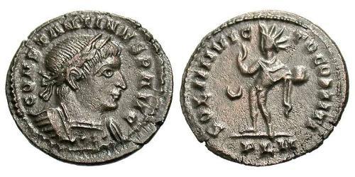 1 Follis /  AE3 Imperio romano (27BC-395) Bronce Constantino I (272 - 337)