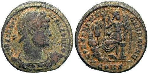 1 Follis /  AE3 Imperio romano (27BC-395) Bronce Constantino I (272 - 337)