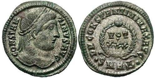 1 Follis /  AE3 Imperio romano (27BC-395) Bronce Constantino I (272 - 337)