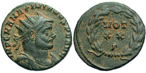 1 Follis /  AE3 Imperio romano (27BC-395) Bronce Maximiano (250-310)