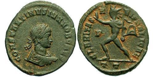 1 Follis /  AE3 Imperio romano (27BC-395) Bronce Constancio II (317 - 361)