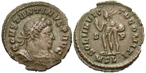 1 Follis /  AE3 Imperio romano (27BC-395) Bronce Constantino I (272 - 337)