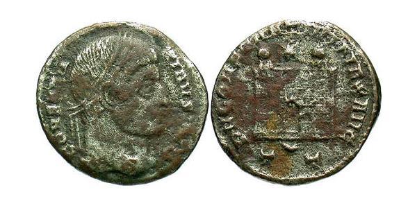 1 Follis /  AE3 Imperio romano (27BC-395) Bronce Constantino I (272 - 337)